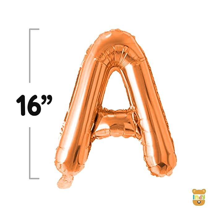 GLAZE&SHINE Happy Birthday Foil Balloons Banner – 13 Golden Letters, Reusable Metallic Alphabet Balloons, Decoration Set for Boys, Girls, Kids, Adults – 16 Inch Size (Silver) - Image 7